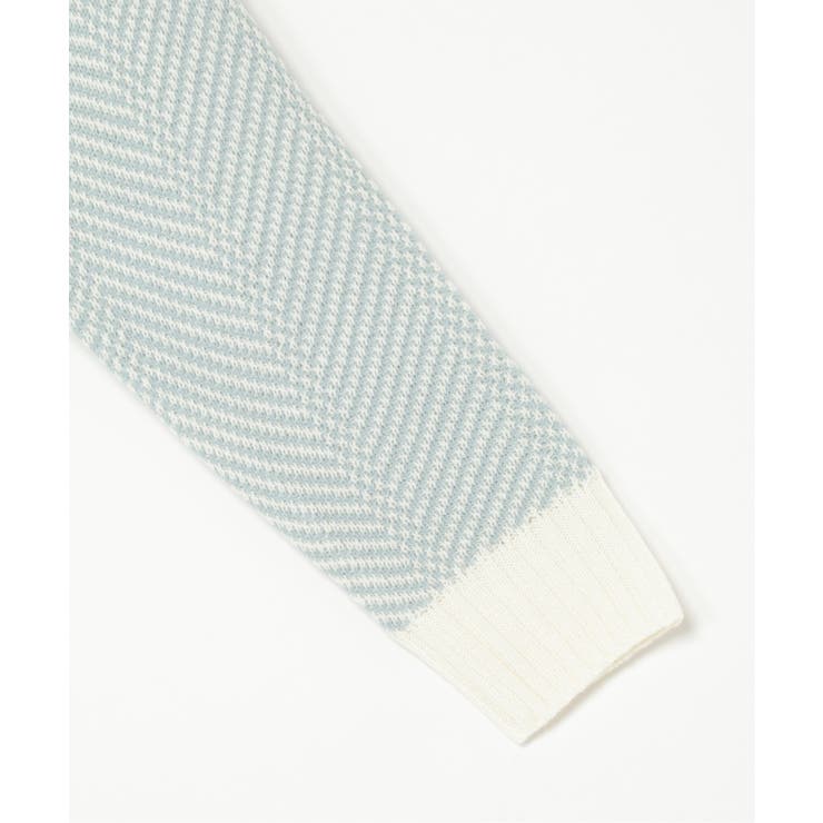 ヘリンボン柄ニットプルオーバー | Lbc with Life | 詳細画像18 