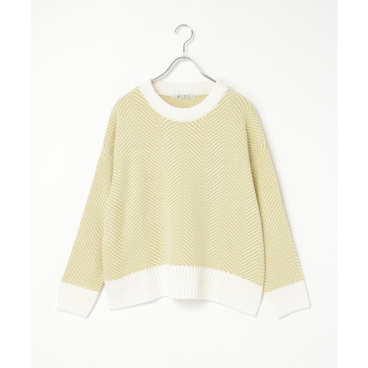 ヘリンボン柄ニットプルオーバー | Lbc with Life | 詳細画像27 