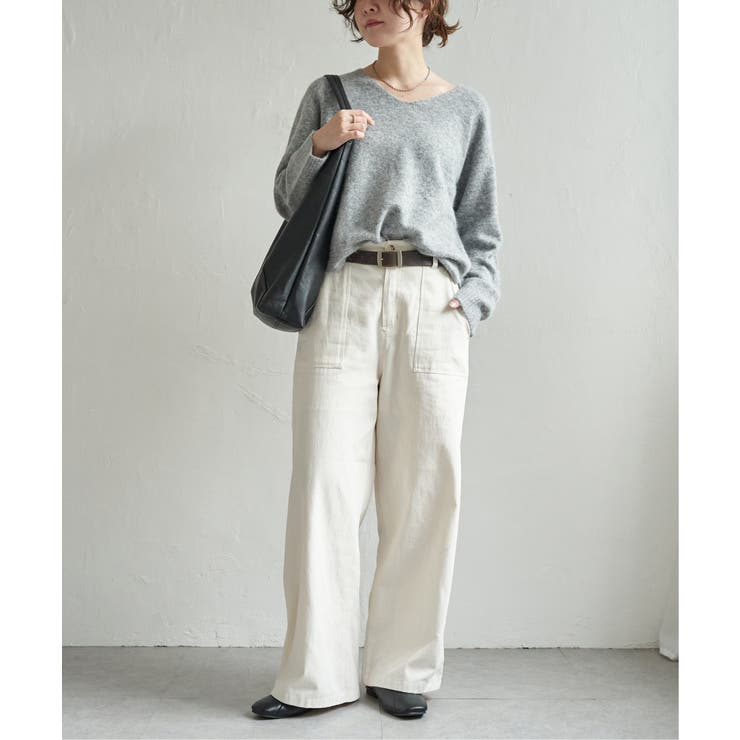 アンゴラコンVネックニット | Lbc with Life | 詳細画像5 