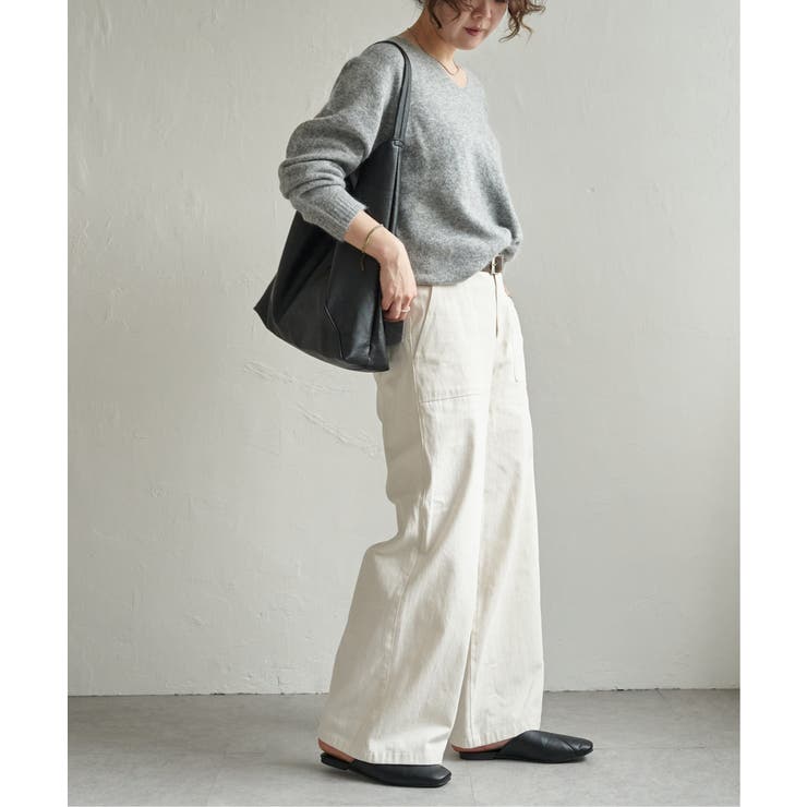 アンゴラコンVネックニット | Lbc with Life | 詳細画像7 