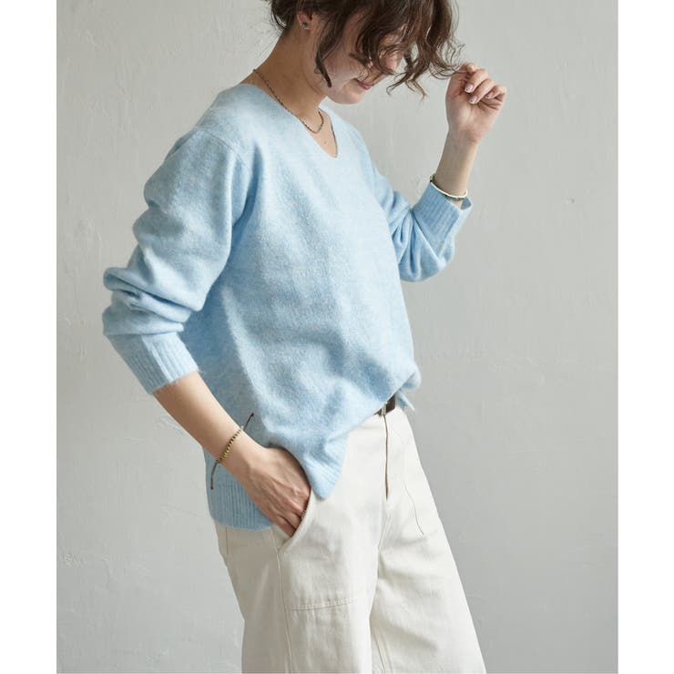 アンゴラコンVネックニット | Lbc with Life | 詳細画像9 