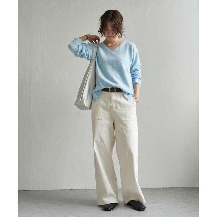 アンゴラコンVネックニット | Lbc with Life | 詳細画像12 