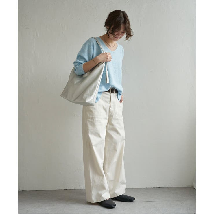 アンゴラコンVネックニット | Lbc with Life | 詳細画像13 