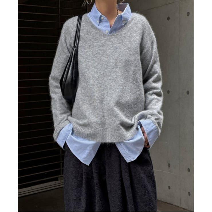 アンゴラコンVネックニット | Lbc with Life | 詳細画像17 