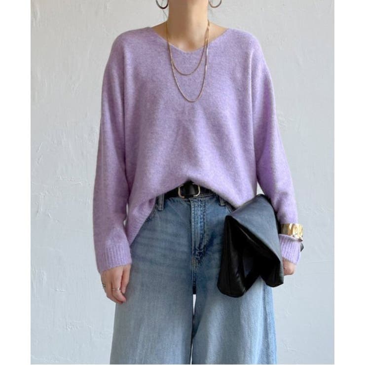 アンゴラコンVネックニット | Lbc with Life | 詳細画像24 