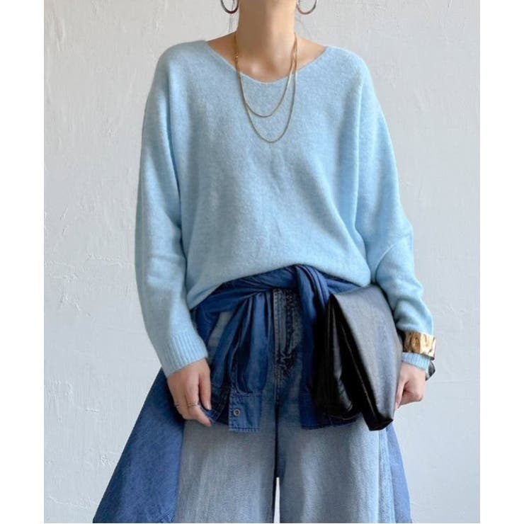 アンゴラコンVネックニット | Lbc with Life | 詳細画像37 