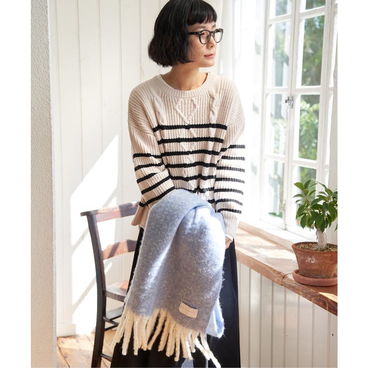 マットモールケーブルニットプルオーバー | Lbc with Life | 詳細画像8 