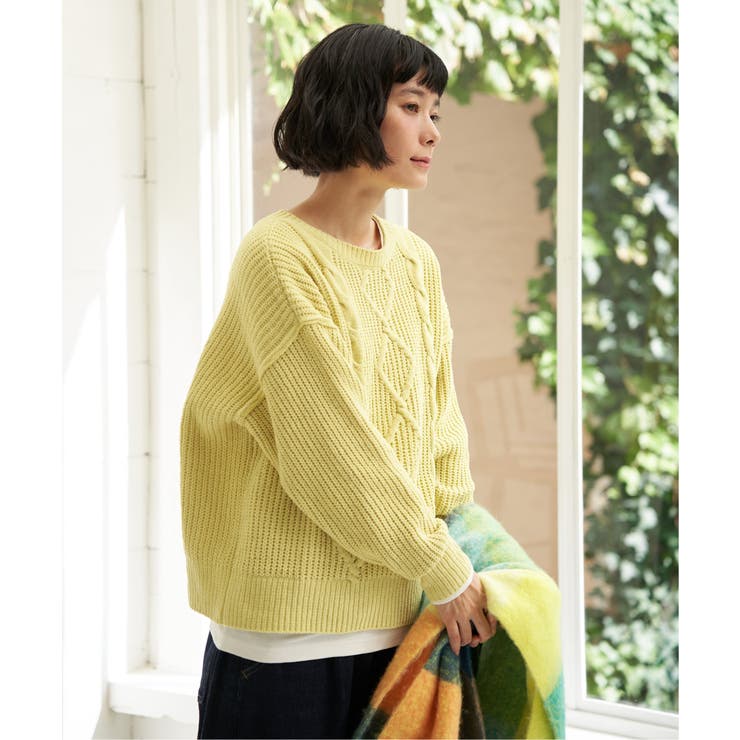 マットモールケーブルニットプルオーバー | Lbc with Life | 詳細画像13 