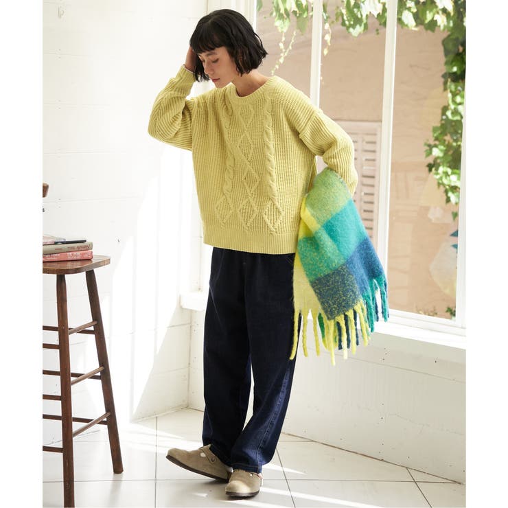 マットモールケーブルニットプルオーバー | Lbc with Life | 詳細画像14 