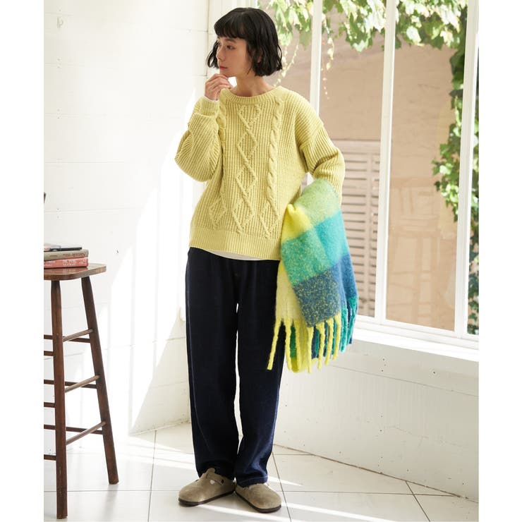 マットモールケーブルニットプルオーバー | Lbc with Life | 詳細画像16 