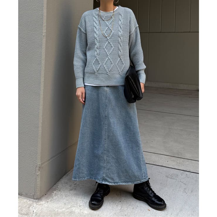 マットモールケーブルニットプルオーバー | Lbc with Life | 詳細画像21 