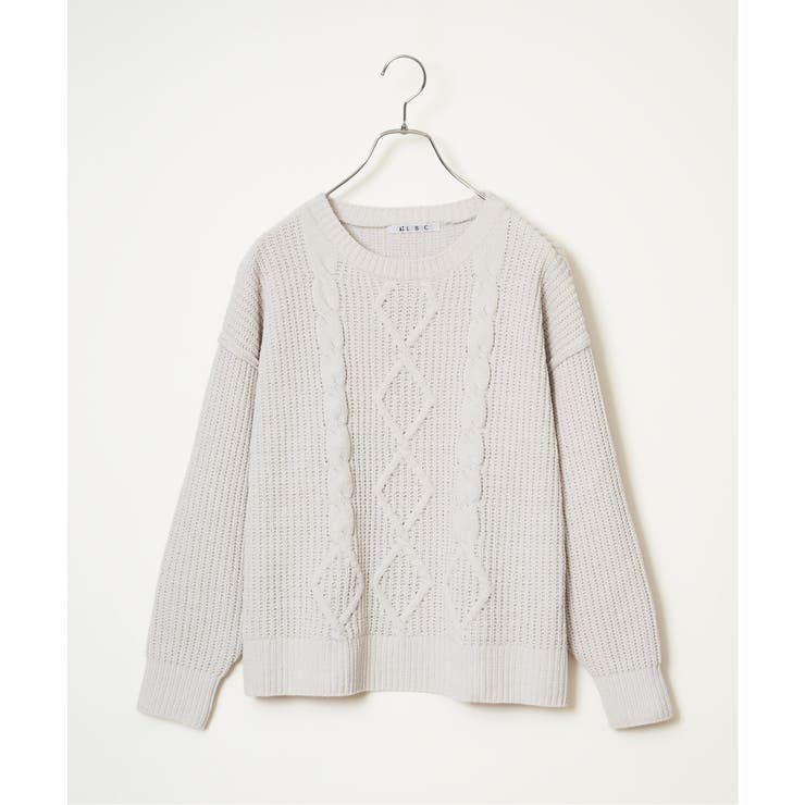 マットモールケーブルニットプルオーバー | Lbc with Life | 詳細画像24 