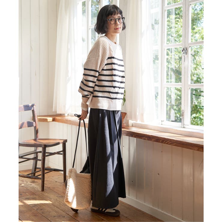 マットモールケーブルニットプルオーバー | Lbc with Life | 詳細画像5 