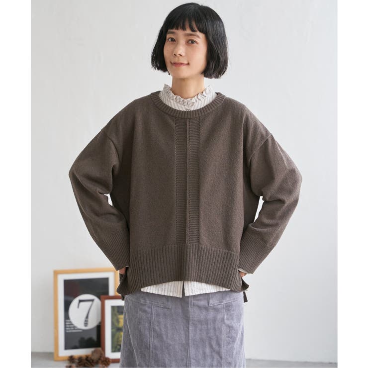 ミニブークレサイドスリットニット | Lbc with Life | 詳細画像12 