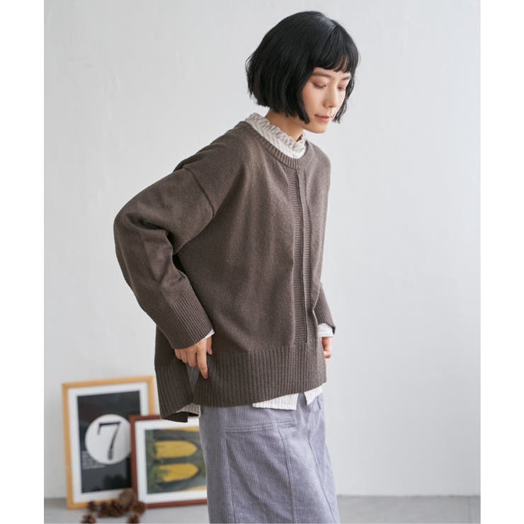 ミニブークレサイドスリットニット | Lbc with Life | 詳細画像13 