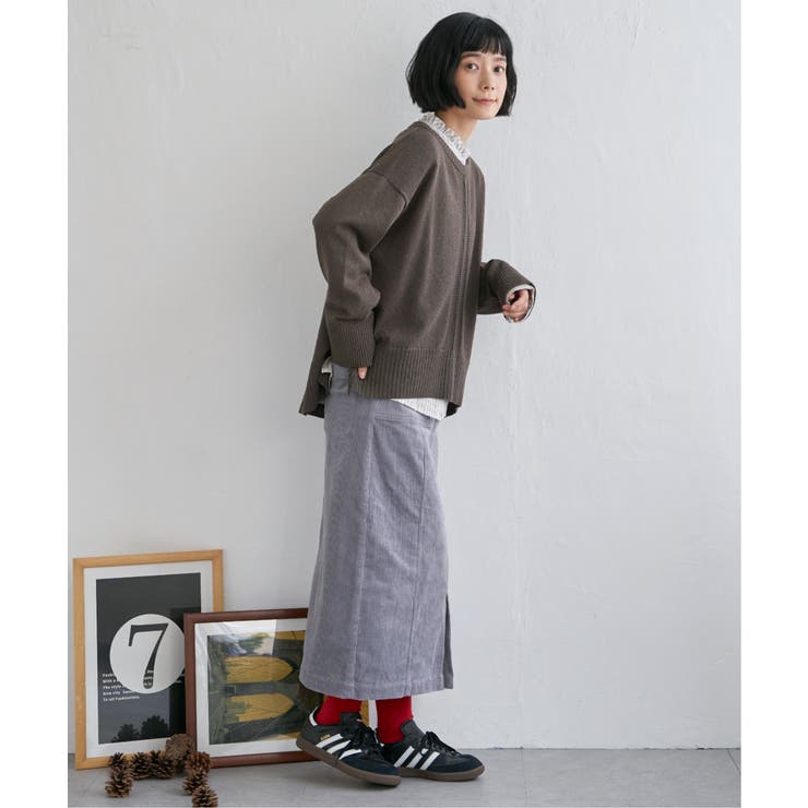 ミニブークレサイドスリットニット | Lbc with Life | 詳細画像17 