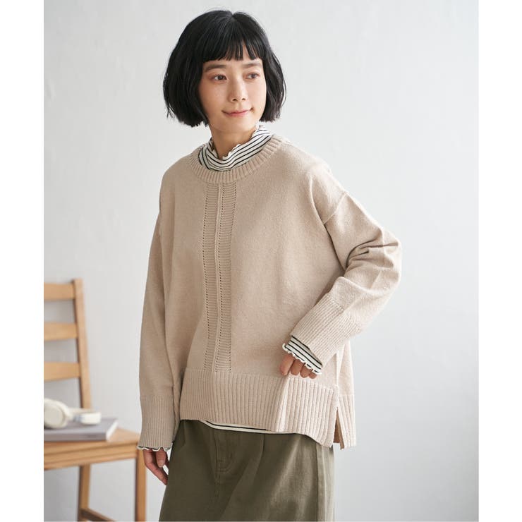 ミニブークレサイドスリットニット | Lbc with Life | 詳細画像19 