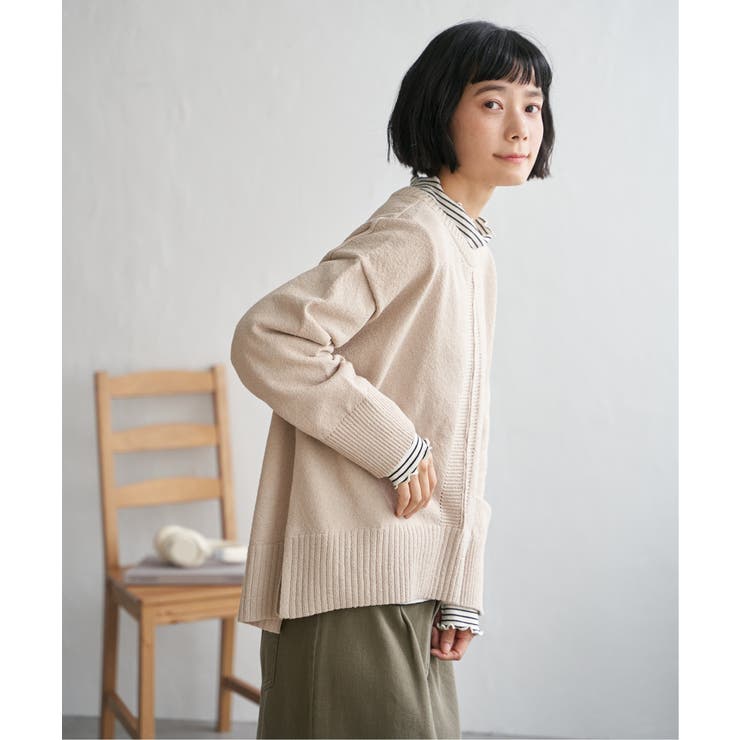 ミニブークレサイドスリットニット | Lbc with Life | 詳細画像20 