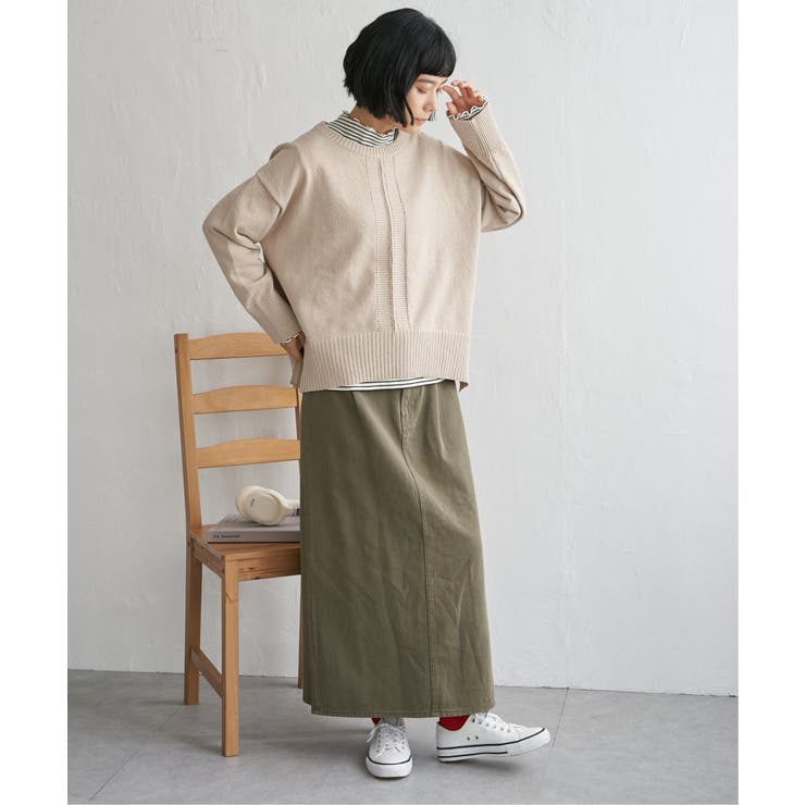 ミニブークレサイドスリットニット | Lbc with Life | 詳細画像23 