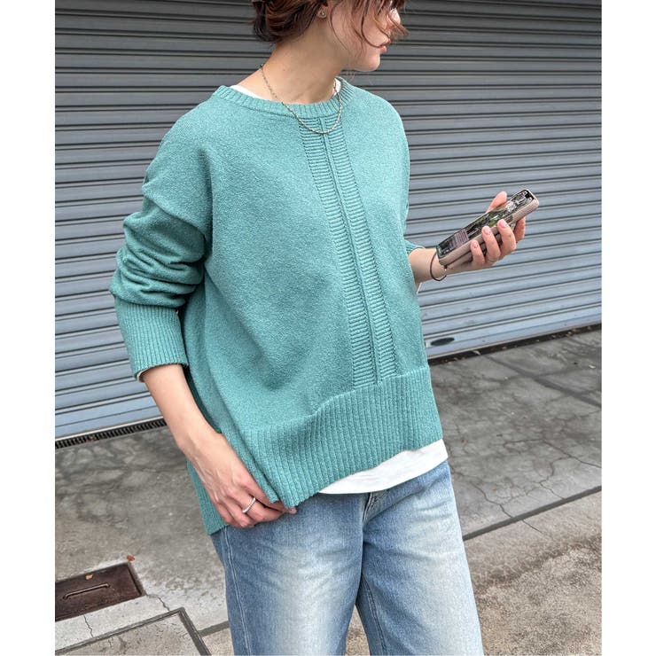 ミニブークレサイドスリットニット | Lbc with Life | 詳細画像25 