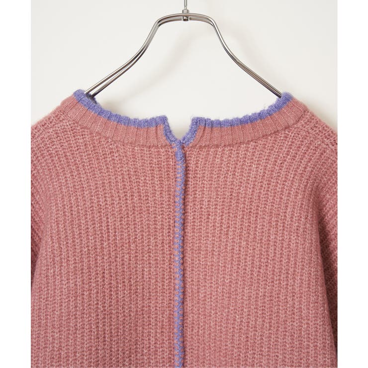 【インフルエンサー着用】ステッチ配色畦ラインニットプルオーバー | Lbc with Life | 詳細画像39 