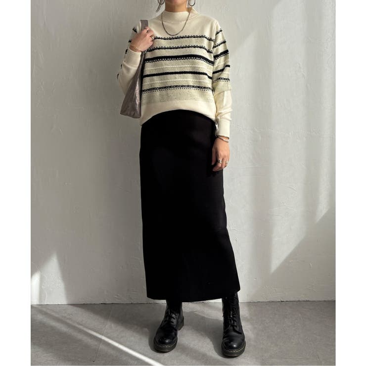 ラメネップボーダーニットプルオーバー | Lbc with Life | 詳細画像11 