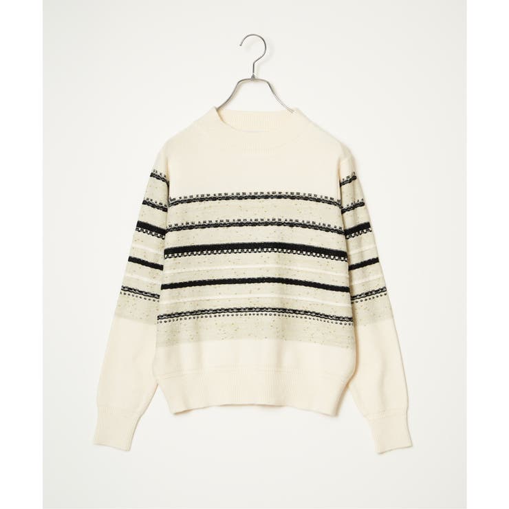 ラメネップボーダーニットプルオーバー | Lbc with Life | 詳細画像14 