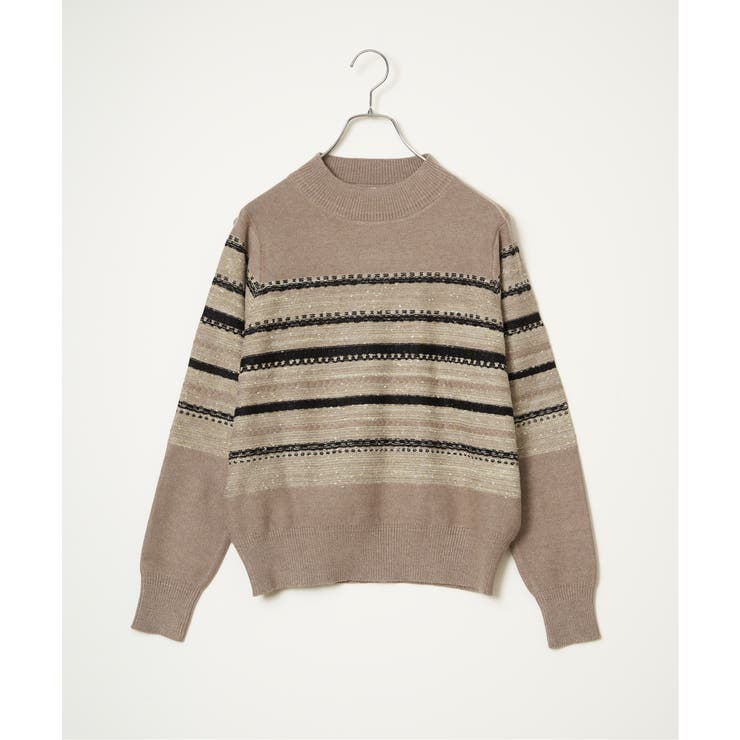 ラメネップボーダーニットプルオーバー | Lbc with Life | 詳細画像16 