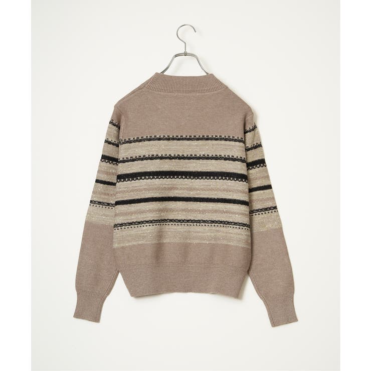 ラメネップボーダーニットプルオーバー | Lbc with Life | 詳細画像17 