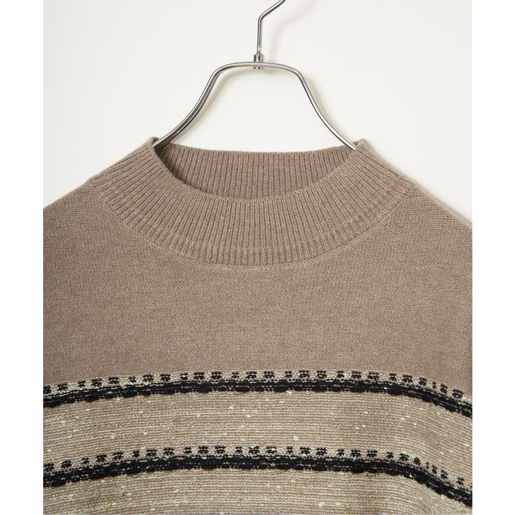 ラメネップボーダーニットプルオーバー | Lbc with Life | 詳細画像18 