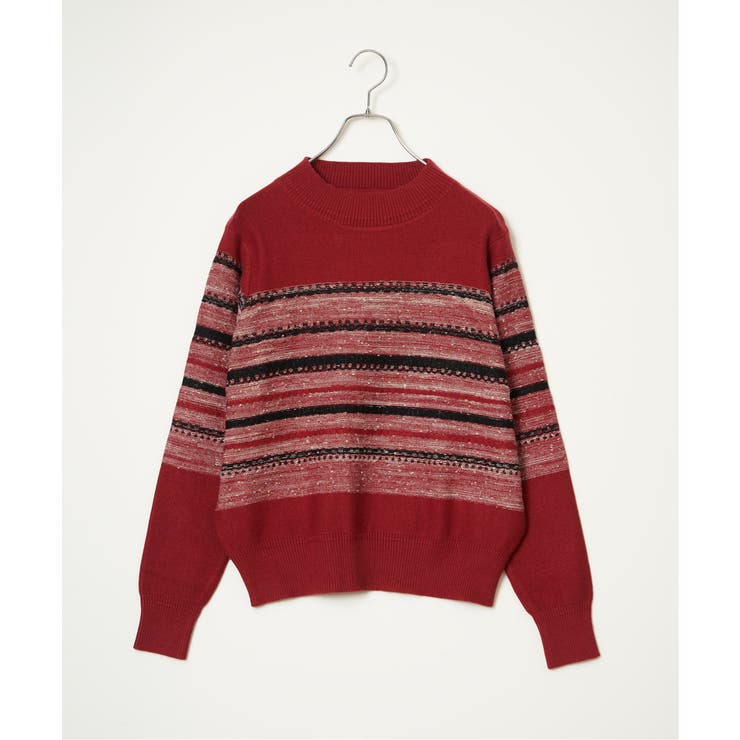 ラメネップボーダーニットプルオーバー | Lbc with Life | 詳細画像26 