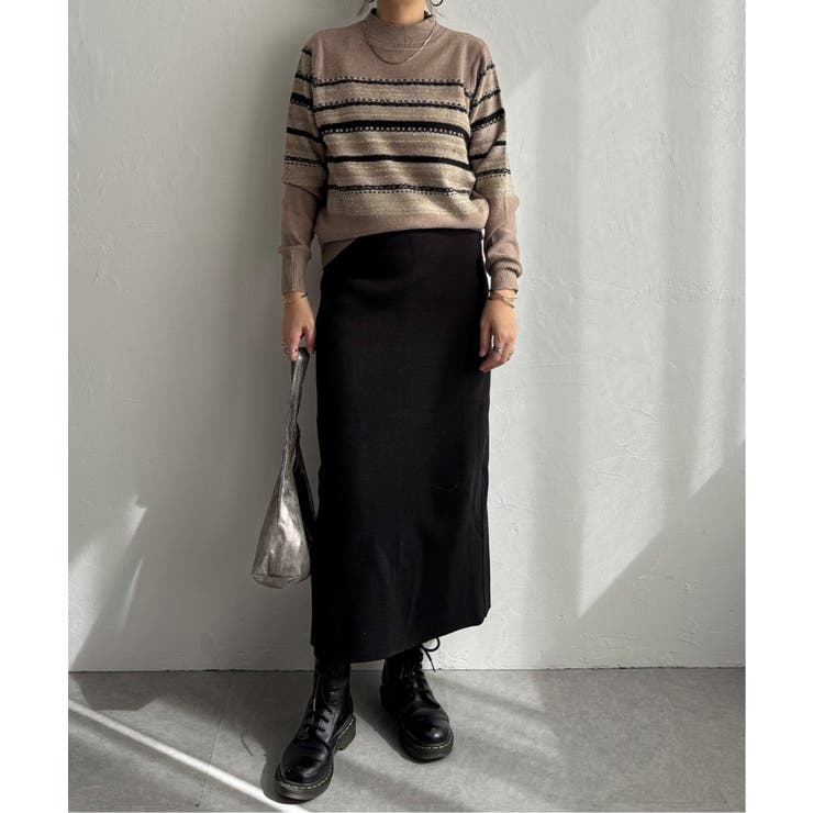 ラメネップボーダーニットプルオーバー | Lbc with Life | 詳細画像3 