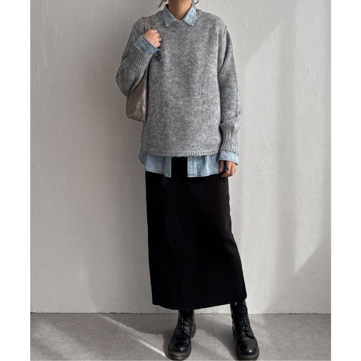 モヘヤタッチラウンドヘムプルオーバー | Lbc with Life | 詳細画像25 