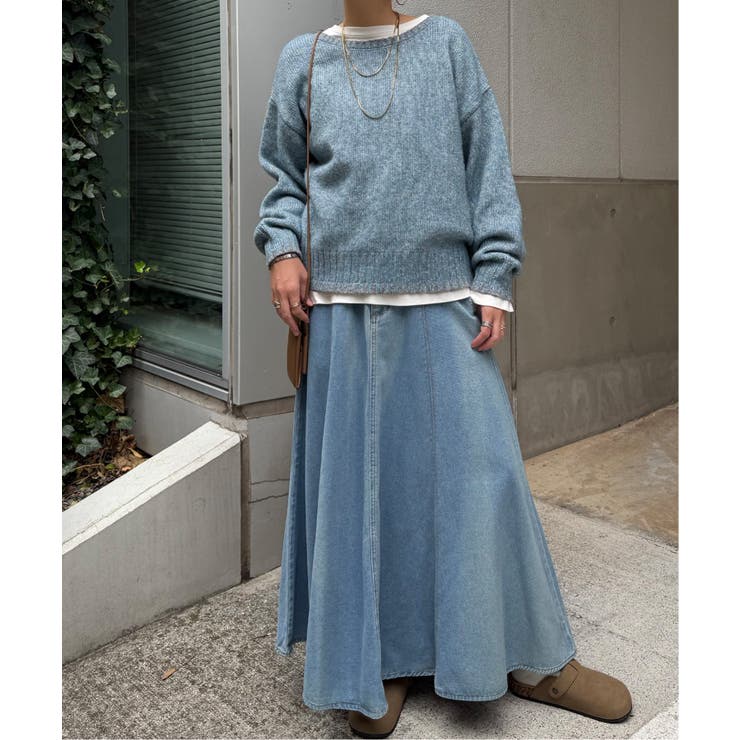 ラメノットヤーン配色ニットプルオーバー | Lbc with Life | 詳細画像12 