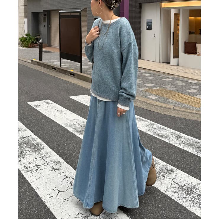 ラメノットヤーン配色ニットプルオーバー | Lbc with Life | 詳細画像13 