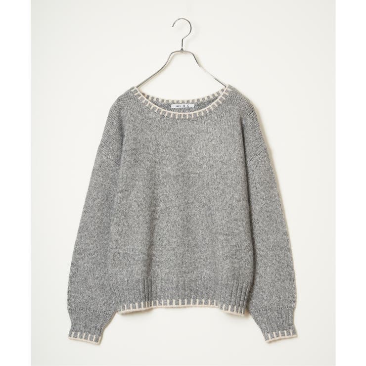 ラメノットヤーン配色ニットプルオーバー | Lbc with Life | 詳細画像16 