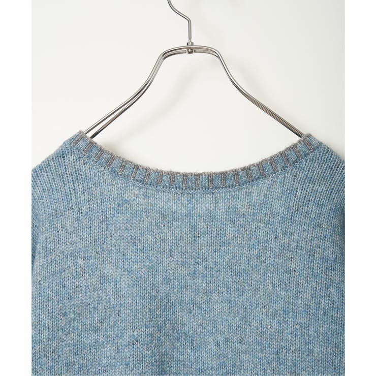 ラメノットヤーン配色ニットプルオーバー | Lbc with Life | 詳細画像23 