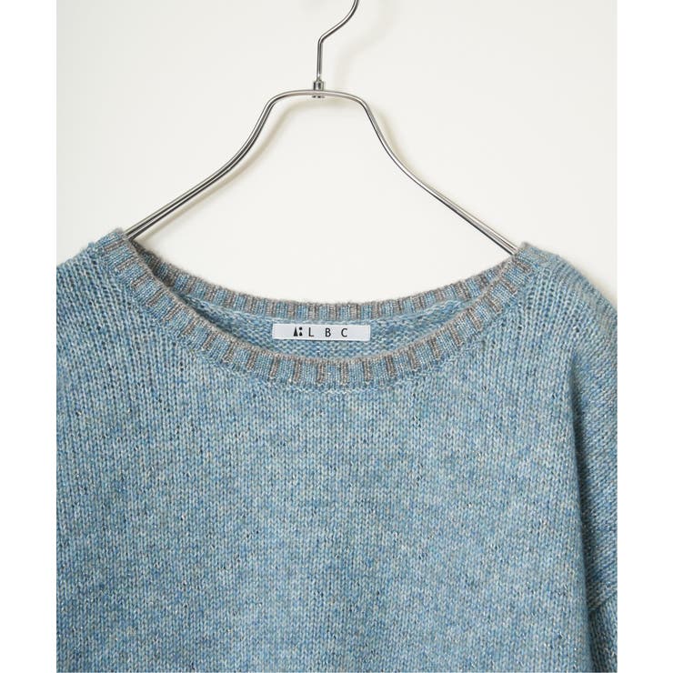 ラメノットヤーン配色ニットプルオーバー | Lbc with Life | 詳細画像34 