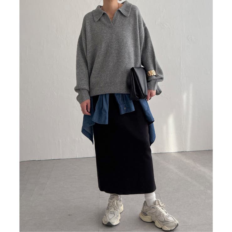 ポロ襟スキッパーニット | Lbc with Life | 詳細画像11 