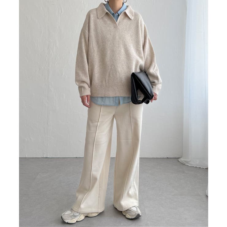 ポロ襟スキッパーニット | Lbc with Life | 詳細画像17 