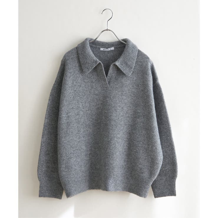 ポロ襟スキッパーニット | Lbc with Life | 詳細画像21 