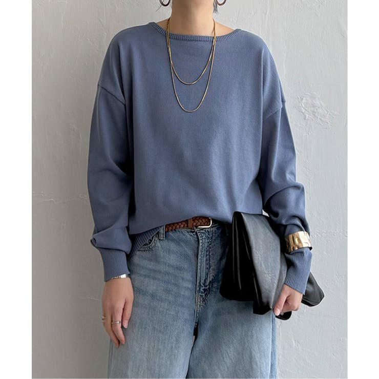 コットンタッチ2WAYヘンリーニット | Lbc with Life | 詳細画像9 