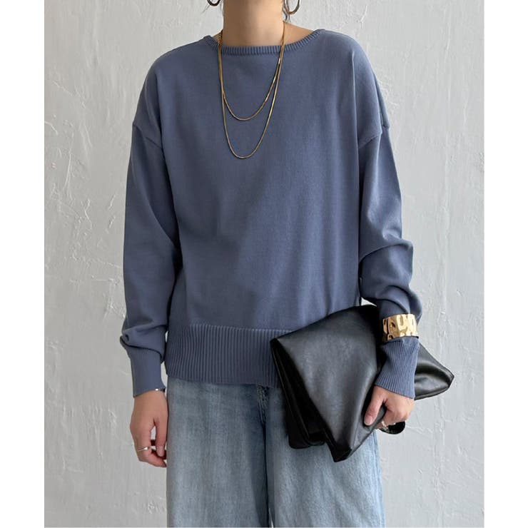 コットンタッチ2WAYヘンリーニット | Lbc with Life | 詳細画像10 