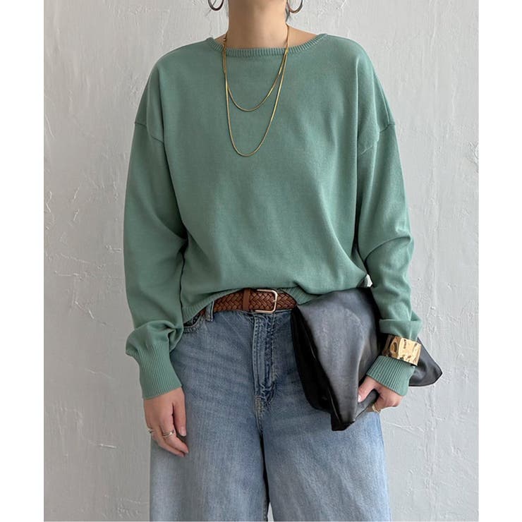 コットンタッチ2WAYヘンリーニット | Lbc with Life | 詳細画像17 