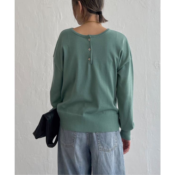 コットンタッチ2WAYヘンリーニット | Lbc with Life | 詳細画像18 