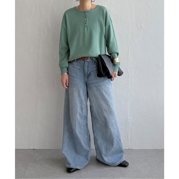 コットンタッチ2WAYヘンリーニット | Lbc with Life | 詳細画像19 