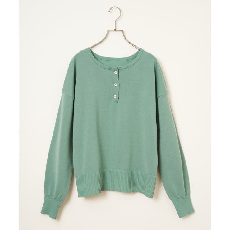 コットンタッチ2WAYヘンリーニット | Lbc with Life | 詳細画像20 