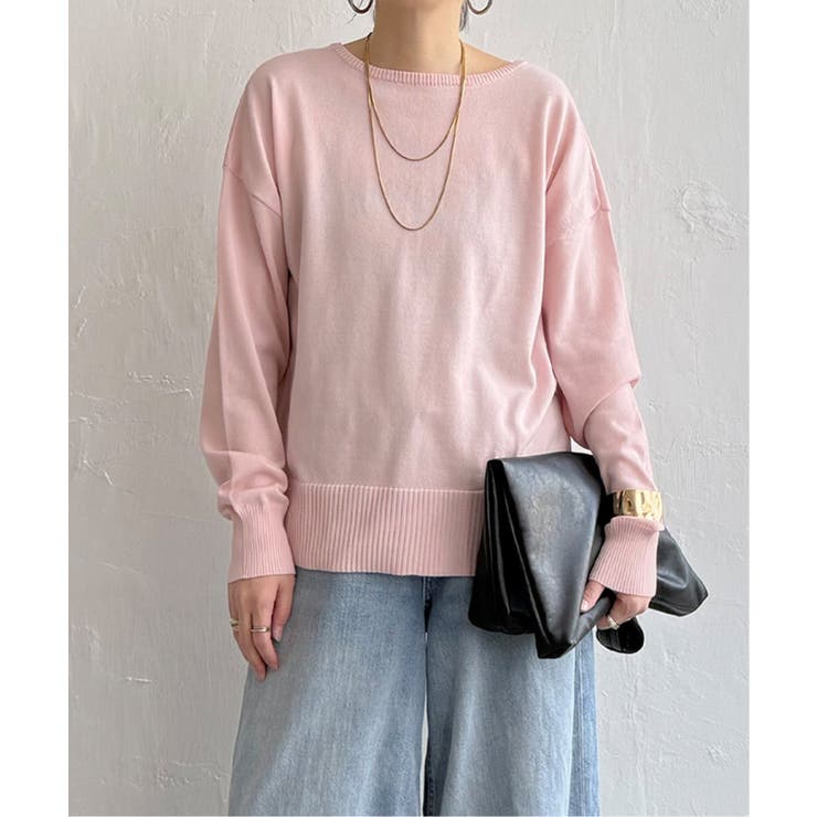 コットンタッチ2WAYヘンリーニット | Lbc with Life | 詳細画像25 