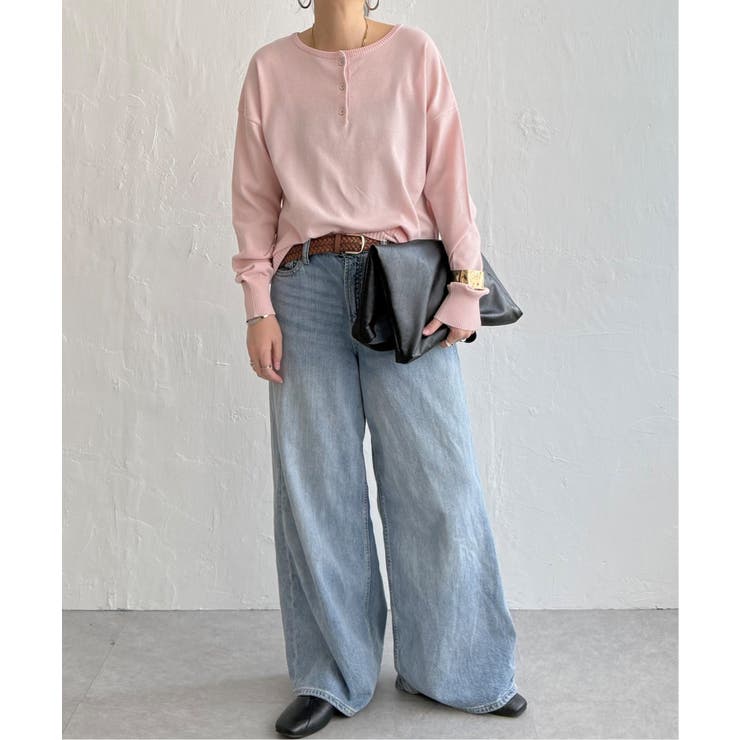 コットンタッチ2WAYヘンリーニット | Lbc with Life | 詳細画像27 