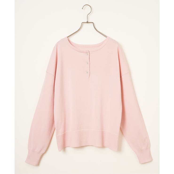 コットンタッチ2WAYヘンリーニット | Lbc with Life | 詳細画像29 